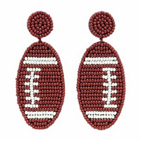 Tailgates Touchdowns Football Earring Set