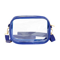 Clear Fashion Crossbody Bag, Blue