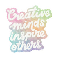 Decorative Vinyl Creative Minds Inspire Others Sticker