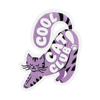 Decorative Vinyl Cool Cat Sticker