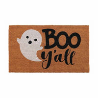 'Boo y'all' Halloween Coir Mat, 18 in x