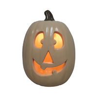 Plastic Light Up Plug in Pumpkin, 12 in, Assorted