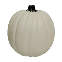 Pumpkin Crafted Décor, Cream, 9 in