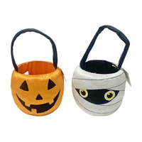 Halloween Icon Soft Decorative Basket, Assorted