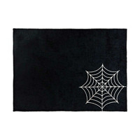 Halloween Web Placemat, Black