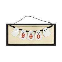 Halloween 'Boo' Ghost Wall Art