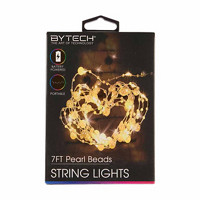 ByTech Pearl String Lights, 7 ft