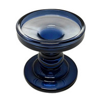 Decorative Blue Candle Holder, Small