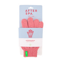 Afterspa Exfoliating Gloves, Pink