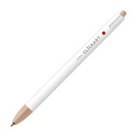 Zebra CLiCKART Retractable Marker Pen, Cocoa Brown, 0.6