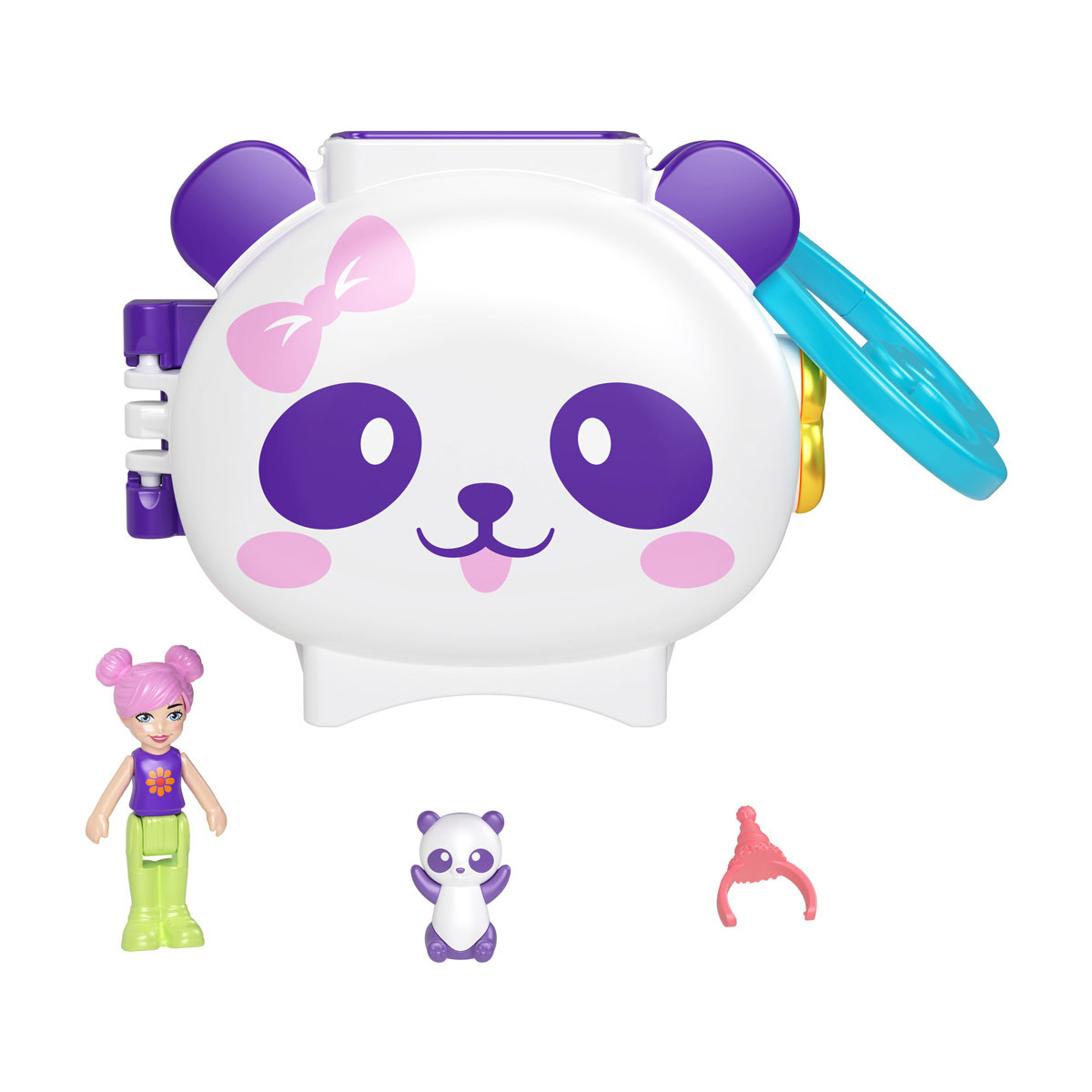 Mattel Polly Pocket Pet Connects Owl Micro Playset Animal Stackable