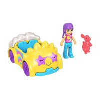 Mattel Polly Pocket with Car and Pet Animal