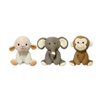 PS 8.5IN KNIT ANIMAL PLUSH