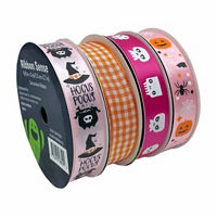 Ribbon Sense Halloween Decorative Ribbon, Small, Assorted