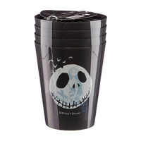 'Nightmare Before Christmas' Jack Skellington Black Plastic Party