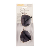 Eye-d-ology, Gold Frame with Black Lens