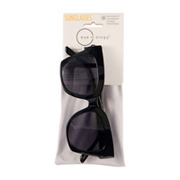 Eye-d-ology Sunglasses, Big Round Black Frame