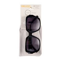 Eye-d-ology Sunglasses, Black Frame with Gold Accents