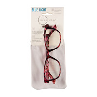 Eye-d-ology Blue Light Glasses, Pink Tortoise Frame