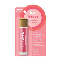 Raw Sugar Moisture Loving Lip Care, Watermelon + Fresh Mint, 0.25 oz