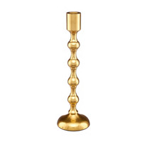 Tall Taper Candle Holder, Gold