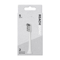 Reach Sonic Antibacterial Power Replacement Heads, Soft, 2