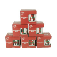 Holiday Style Monogram Mug with Box, 20 oz,