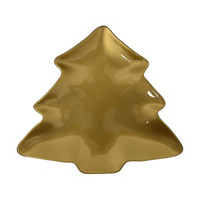 Christmas Tree Polypropylene Plate, 10 in, Assorted