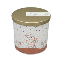 Christmas Nutcracker Spice Scented Candle, White, 12 oz