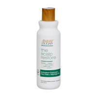 Raw Sugar The Scalp Restore Conditioner, Activated Charcoal + Tea Tree + Moringa, 18 fl oz