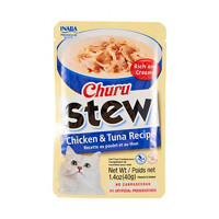 Inaba Churu Stew Cat Treats, Chicken & Tuna Recipe, 4 ct