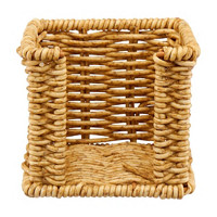 Rattan Sticky Note Organizer