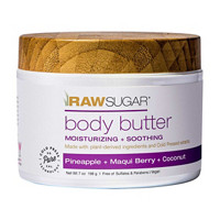 Raw Sugar Body Butter, Pineapple + Maqui Berry