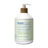 Raw Sugar Nutrient Rich Hand Soap, Aloe Vera + Blue Sage, 16.9 fl oz