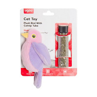 Ugoo Plush Bird Cat Toy with Catnip Tube