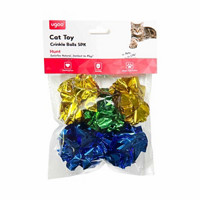 Ugoo Crinkle Balls Cat Toy, 5 ct