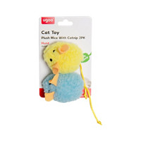 Ugoo Plush Mice Cat Toy with Catnip, 2 ct