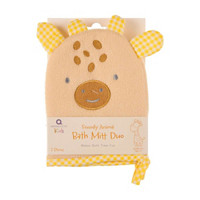 Aroma Home Kids Friendly Animal Bath Mitt Duo, 2 pcs, Assorted