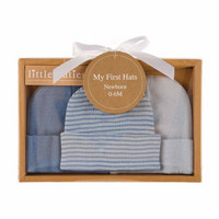 Little Cuties Newborn Hats, 3 Pack