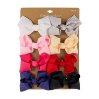 Little Cuties Baby Bow Clips, 8 count