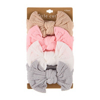 Little Cuties Head Bow Wraps, 4 count