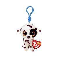 Ty Beanie Boos Luther Dog Clip, 5 in