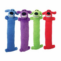 Loofa Squeaky Rope Dog Toy, Large, Assorted