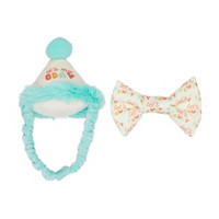 Pearhead Happy Bday Cat Hat and Bowtie Set