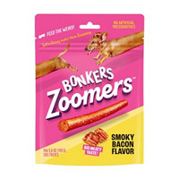 Bonkers Zoomers Smoky Bacon Flavor Dog Treats, 5.6 oz

