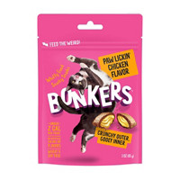 Bonkers Paw Lickin' Chicken Flavored Cat Treats, 3 oz