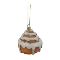 Christmas Decorative Cinnamon Roll Resin Ornament