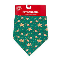 Green Reindeer Pet Bandana