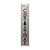 Holiday 'Merry Christmas' Vertical Sign Porch Leaner