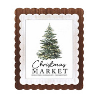 Decorative Wood Christmas Sign